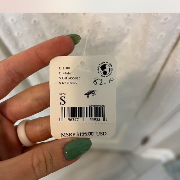 Free People White Backless Puff Sleeve Dress - Picture 4 of 4